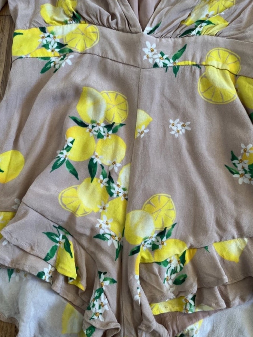 Majorelle Devon Lemon Romper  Size Small - Picture 4 of 7